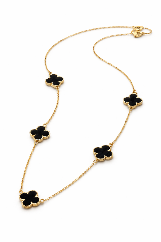 The Isla Clover Necklace | 14K Solid Gold