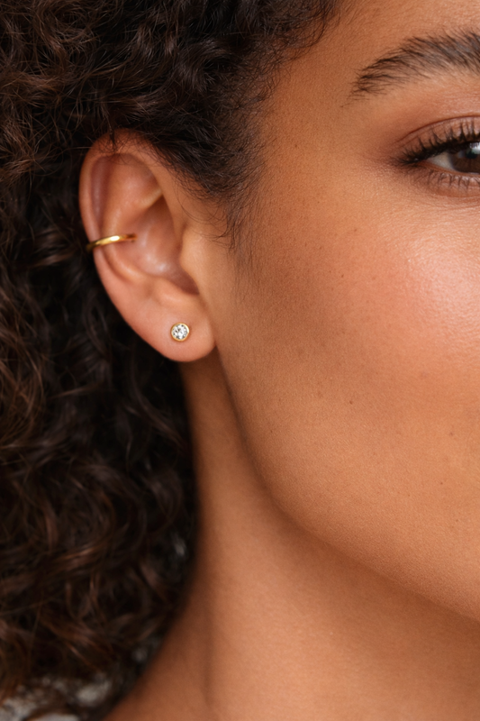 The Signature Stud | 14K Solid Gold